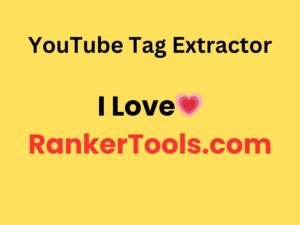 YouTube Tag Extractor - RankerTools